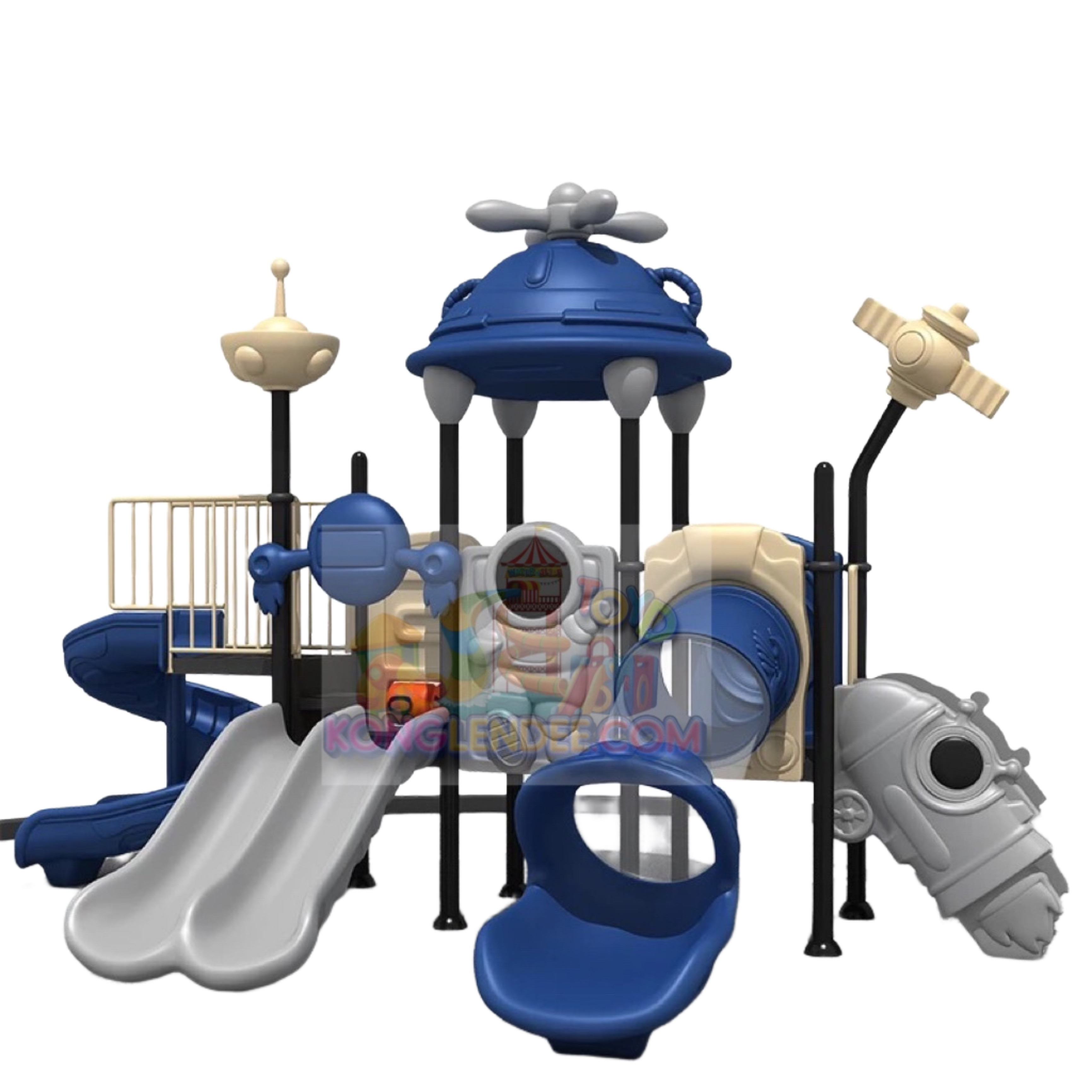 เครื่องเล่นสนาม ชุดสไลเดอร์อวกาศ