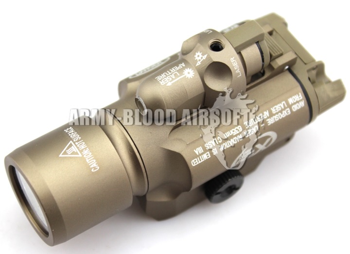 Surefire X400 LED WeaponLight with Laser New Type (Tan)