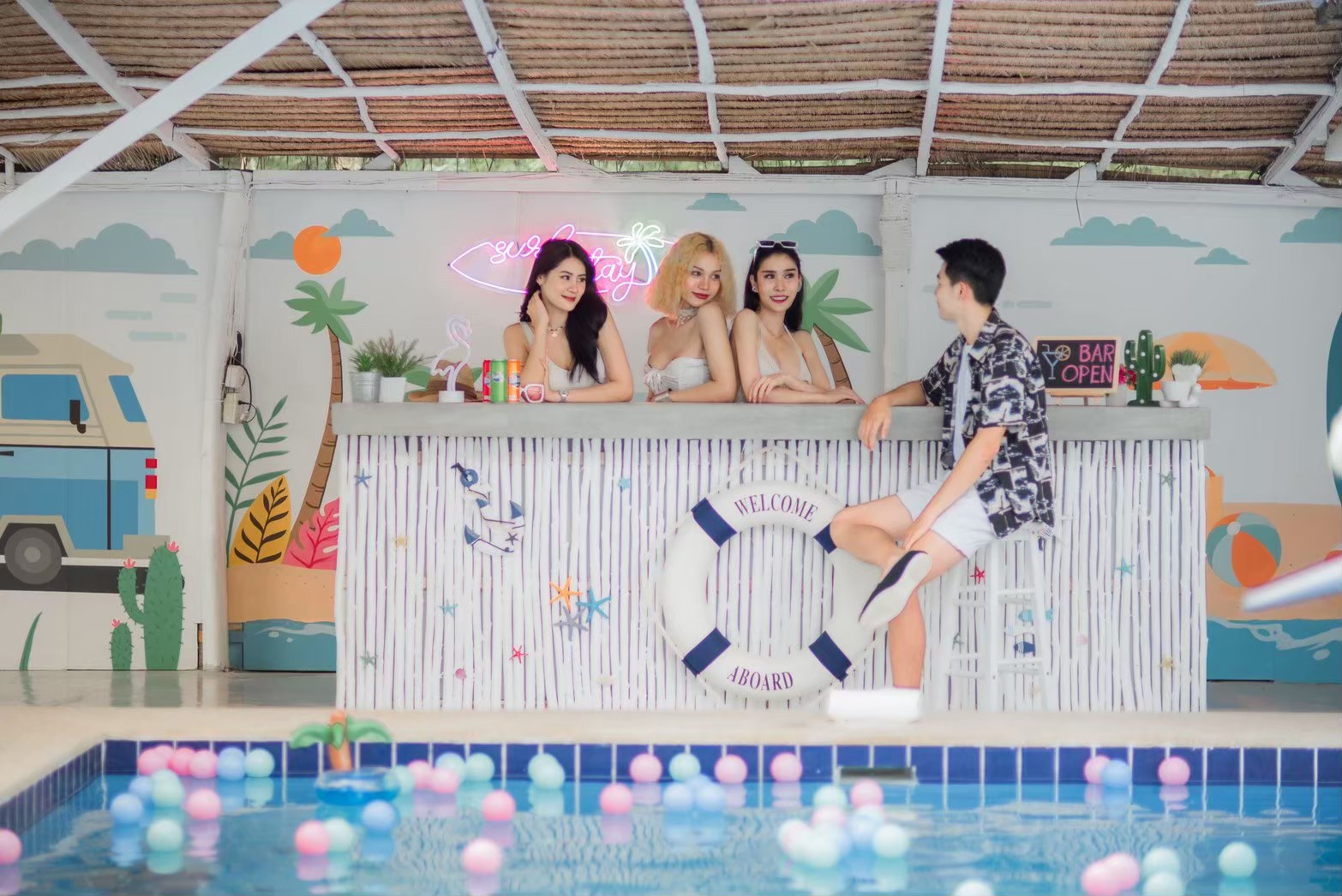 HR15011 บ้านพักติดทะเลหัวหิน บ้านวินเซิฟ พูลวิลล่า