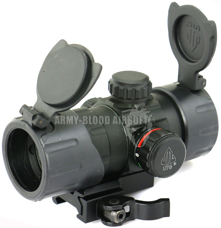 New.UTG 4.2" ITA Red/Green CQB Dot with QD Mount, Riser Adaptornex ราคาพิเศษ