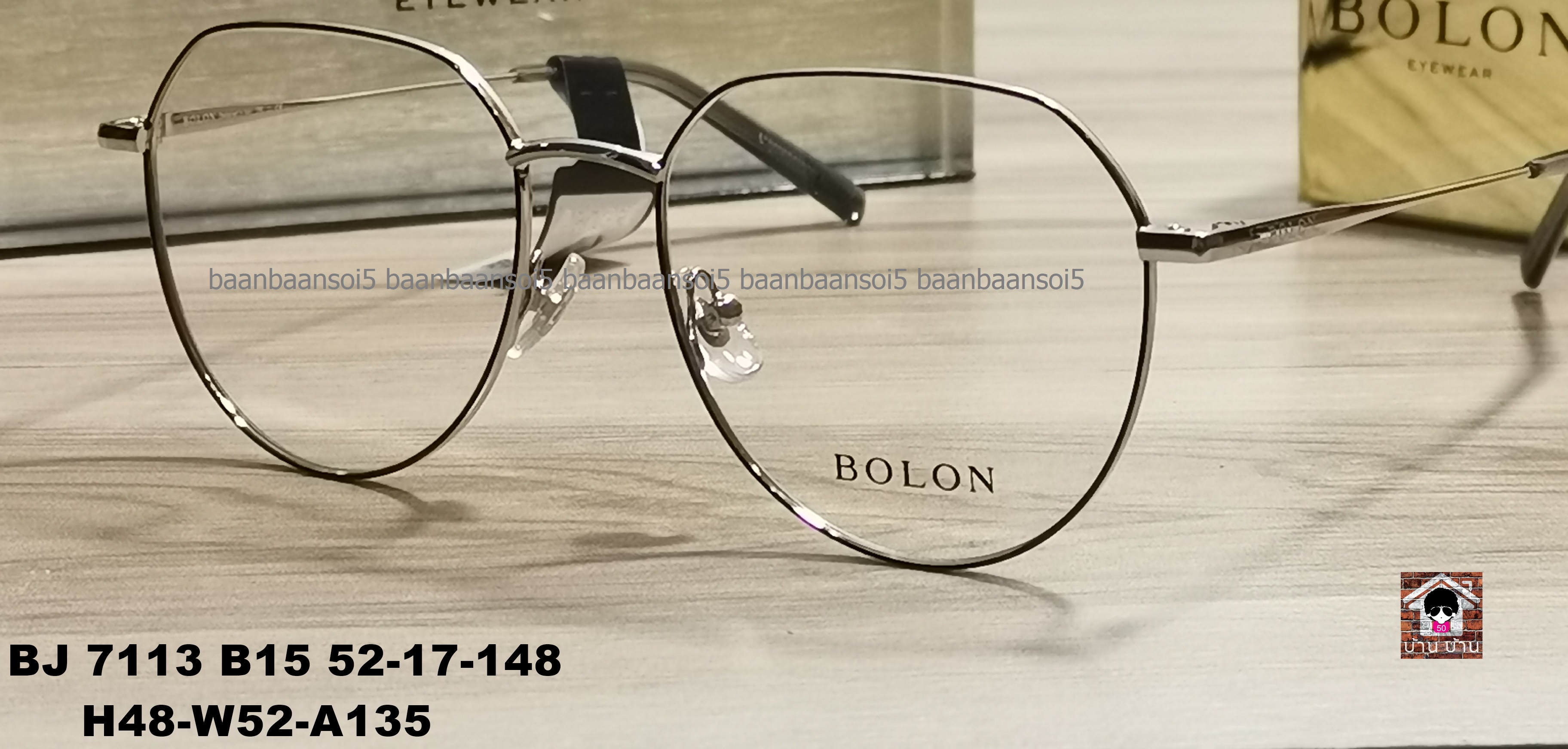 Bolon BJ 7113 B15 โปรโมชั่น กรอบแว่นตาพร้อมเลนส์ HOYA ราคา 3,490 บาท