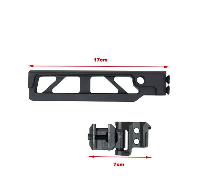 New.แกนพานท้ายพับได้ทรง JMAC สำหรับ Sig Sauer MPX/MCX รุ่น JMAC ST-6 Skeletonized Tube (Folding Adapter) (1913 Adapter) (JMAC) (MCX) (MPX) (1913)