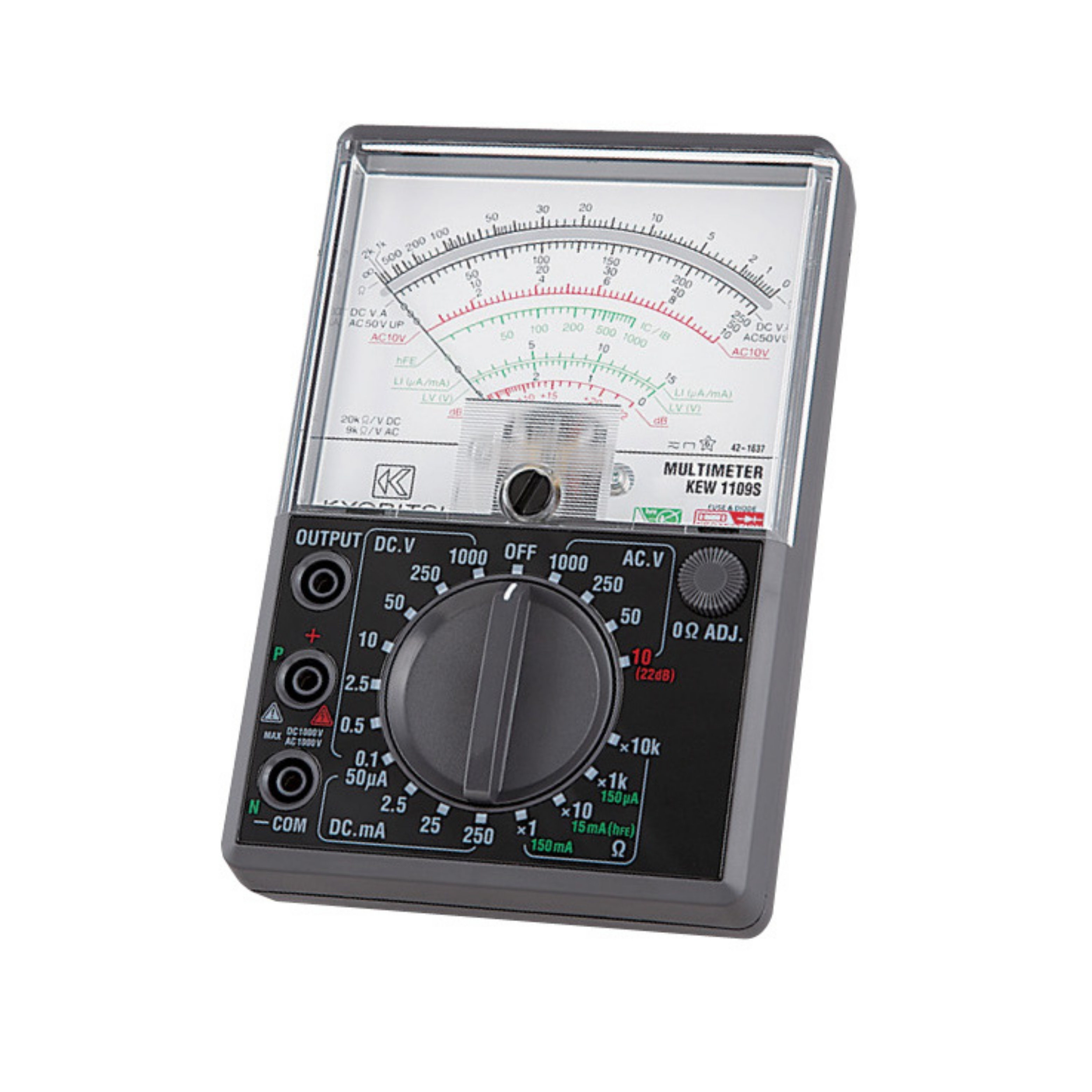 อนาล็อคมัลติมิเตอร์ KYORITSU Analogue Multimeters KEW 1109S
