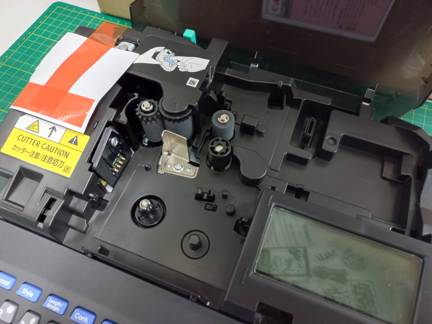 เครื่องพิมพ์ปลอกสายไฟ CANON MK-3000 ต่อคอมพิวเตอร์ได้ Label Printer Wire Marker MK3000