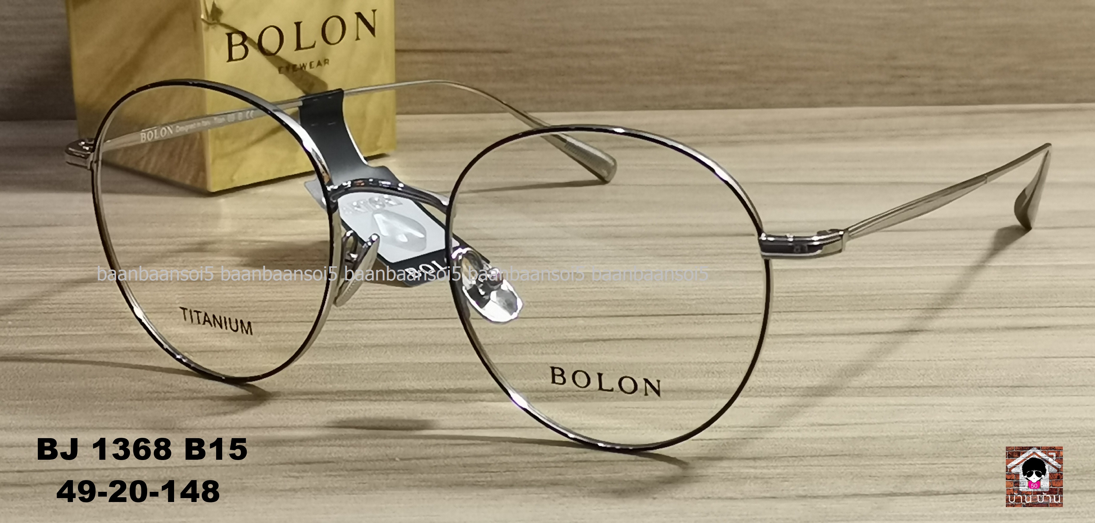 Bolon BJ 1368 B15 โปรโมชั่น กรอบแว่นตาพร้อมเลนส์ HOYA ราคา 4,290 บาท