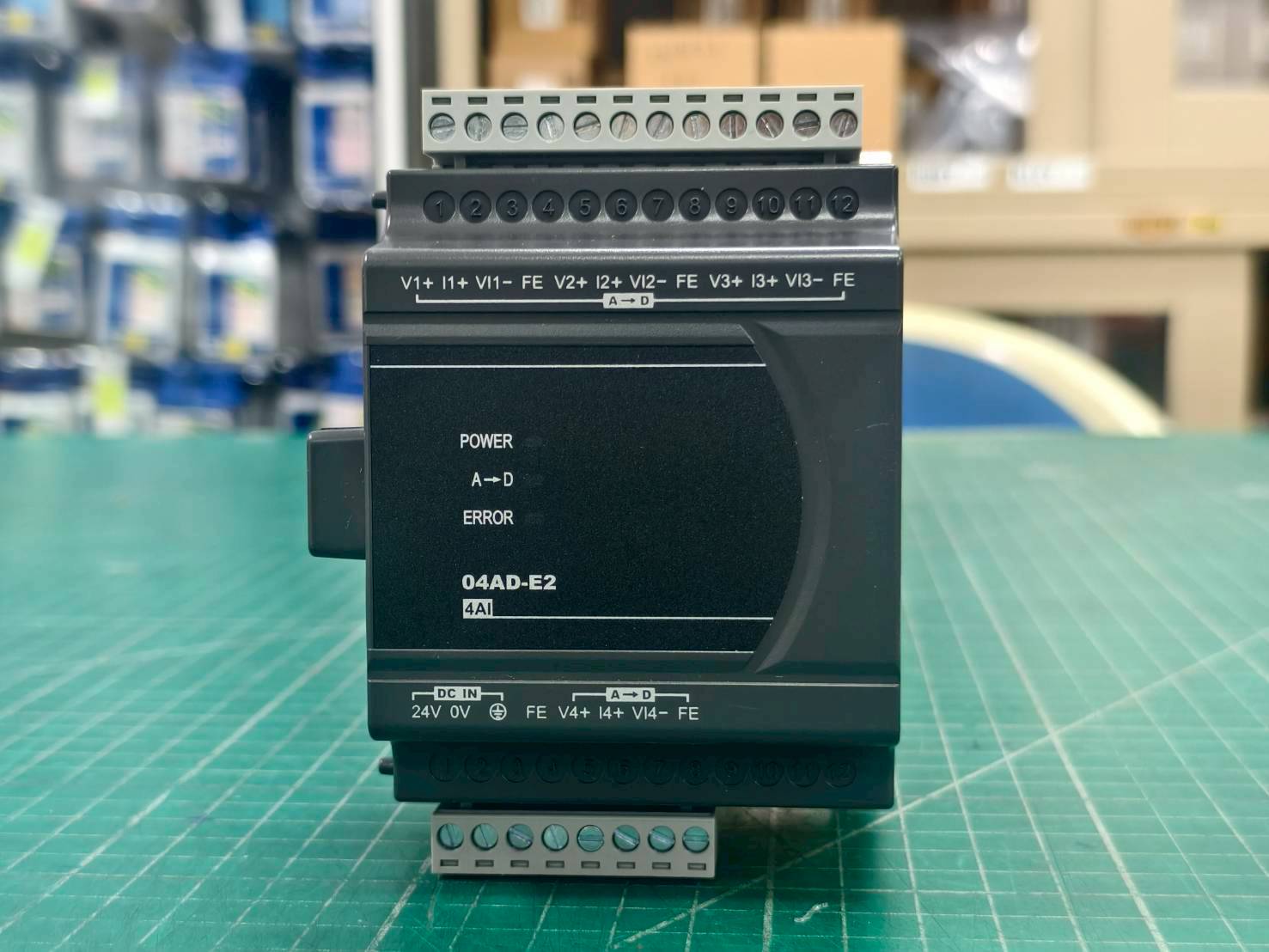 DVP04AD-E2 Delta 4CH Analog In Module สำหรับซีรีส์ DVP-ES3/ES2/EX2