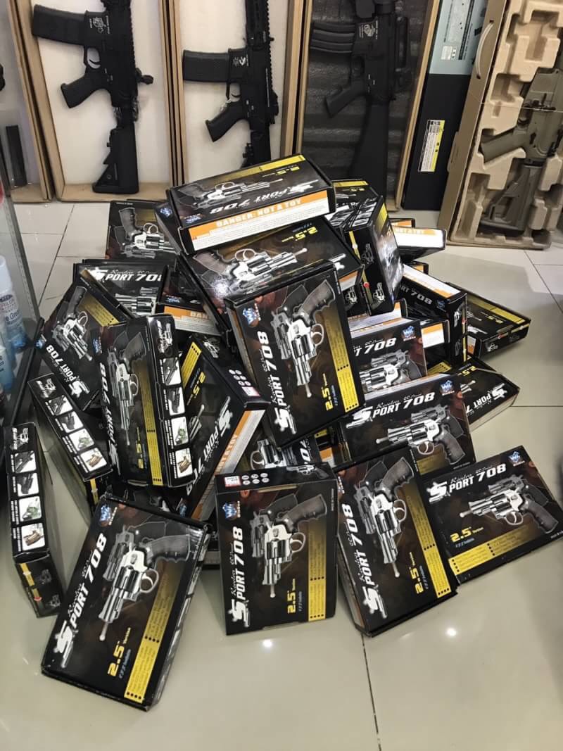 New.WinGun Revolver ลูกโม่ 2.5 นิ้ว 708 Co2 ราคาพิเศษ