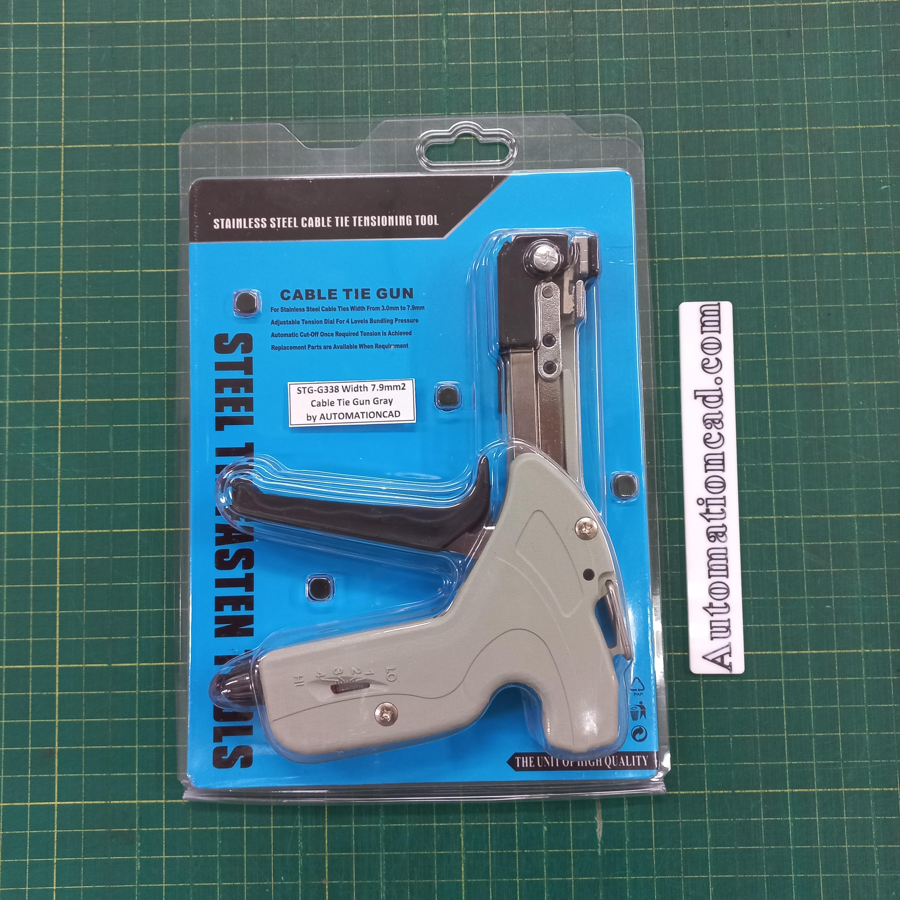 คีมดึงเคเบิ้ลไทร์สแตนเลส อย่างดี เครื่องรัดเคเบิ้ลไทร์ เข็มขัดรัดสาย ปืนดึงเคเบิ้ลไทร์ คีมตัดเคเบิ้ลไทร์