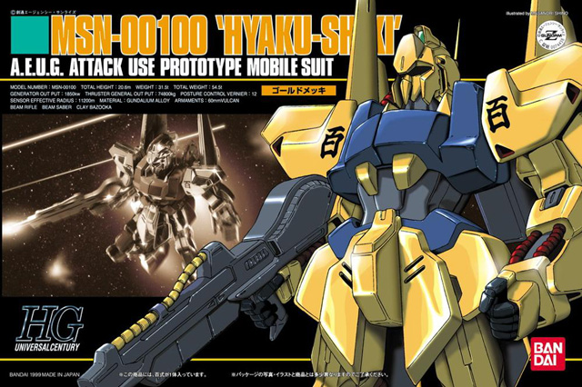 HGUC 1/144 MSN-00100 Hyaku Shiki[BANDAI]