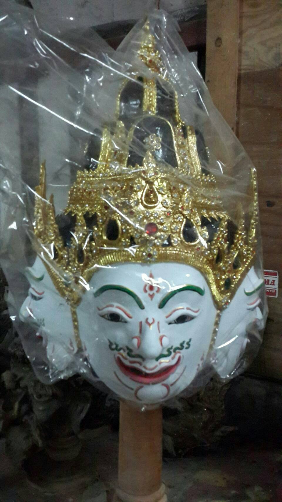 พระพรหม (สีขาว) ขนาดใหญ่บิ๊ก (งานกระดาษ)