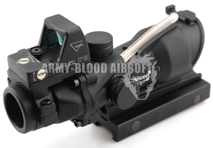 New.Trijicon ACOG TA31 Style 4x32 Scope Red Illuminated Auto Brightness W/ RMR RM01 Red Dot Reflex Sight(Red Type,Black)prev next ราคาพิเศษ