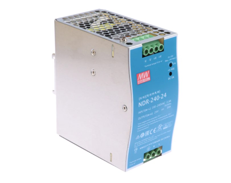 MEANWELL POWER SUPPLY NDR Series - 240W พาวเวอร์ซัพพลาย 10A 24VDC