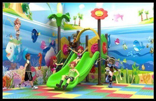 เครื่องเล่นสนาม ชุดดอกไม้ในป่า