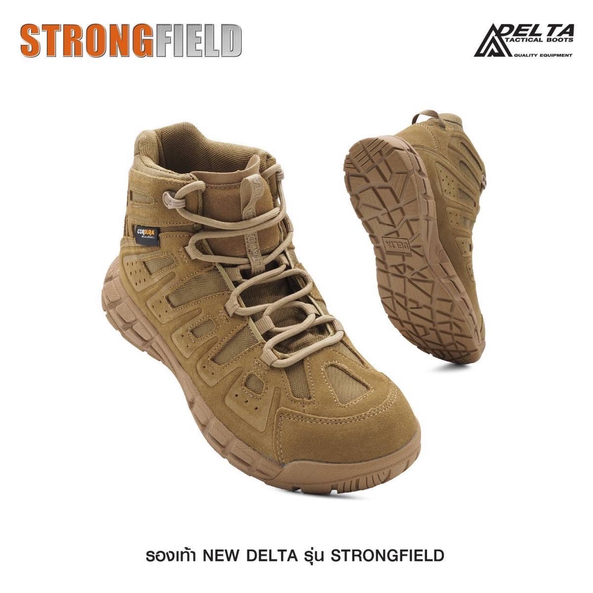 New. ðĨāļĢāļāļāđāļāđāļē New Delta āļĢāļļāđāļ Strongfield ðĨ ðĐāļĢāļāļāđāļāđāļēāļāļĩāđāļāļāļāđāļāļāļĄāļēāļŠāļģāļŦāļĢāļąāļāļĨāļļāļĒāđāļāđāļāļļāļāļŠāļ āļēāļ§āļ°āļāļ·āđāļāļāļīāļ§ ðĐāļāļŠāļĄāļāļŠāļēāļāļāļĒāđāļēāļāļĨāļāļāļąāļ§āļĢāļ°āļŦāļ§āđāļēāļāđāļāļ·āđāļāļāđāļē Cordura 1000D āđāļĨāļ°āļŦāļāļąāļāđāļāđ ðĐ āļāļĢāļāļŦāļļāđāļĄāļāđāļ (Mid Boot) āļĄāļąāđāļāļāļ āļŠāļđāļ 6 āļāļīāđāļ§ ðĐāļĢāļ°āļāļēāļĒāļāļēāļāļēāļĻāđāļĨāļ°āļāļ§