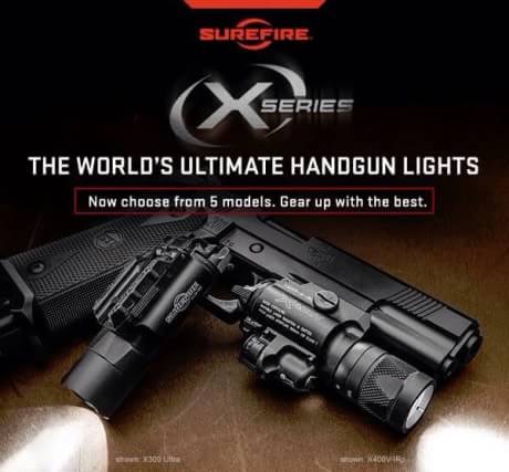 New.Surefire X400V LED WeaponLight W/ Red Las ราคาพิเศษ