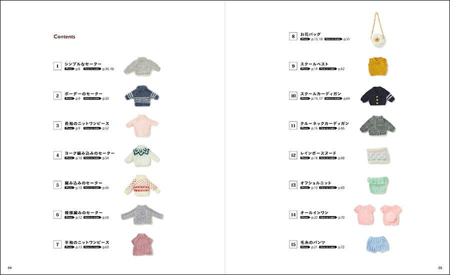 เปิดจอง Creating in Nendoroid Doll Size: Clothing Patterns 3 (Knitted Clothes)