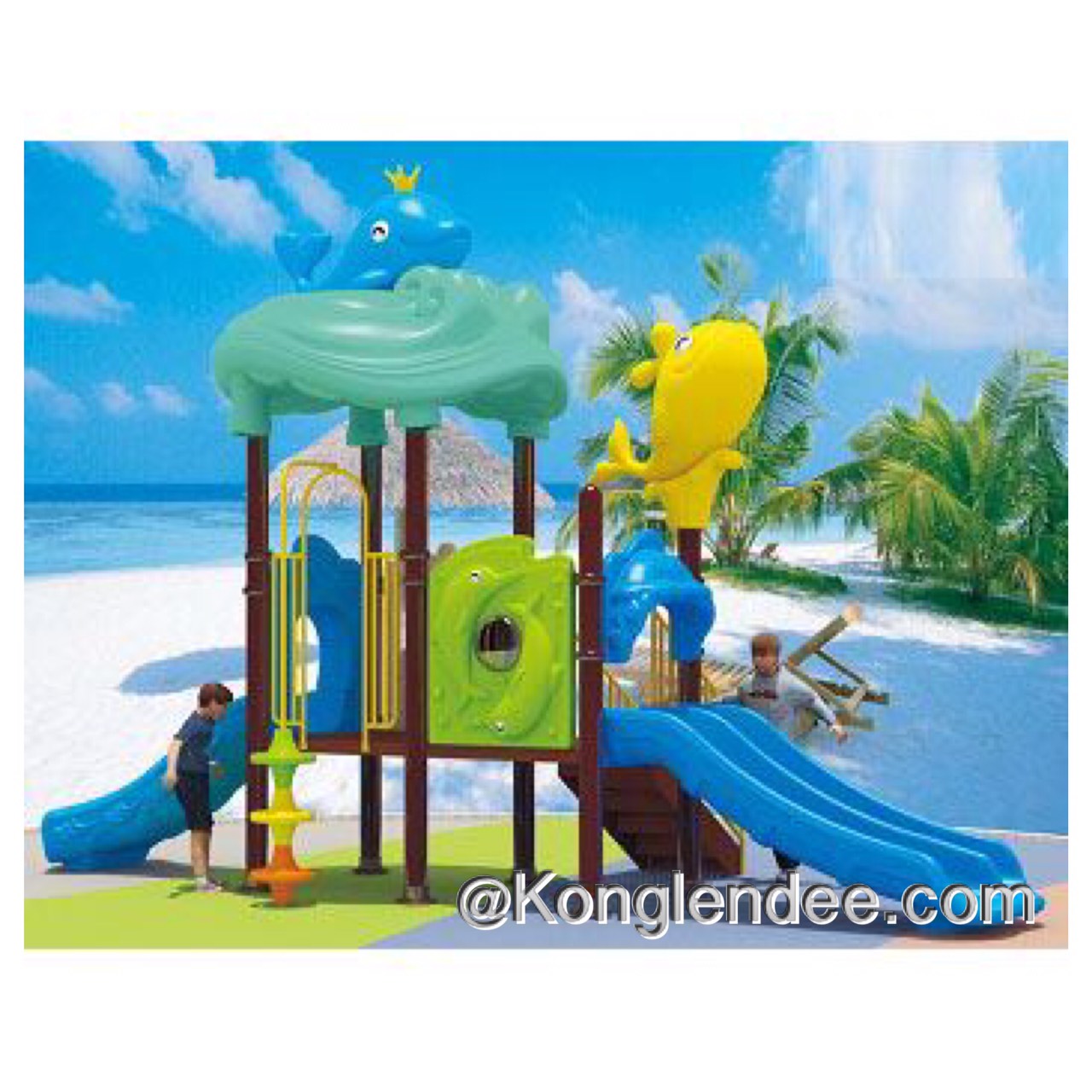 เครื่องเล่นสนาม ชุุดโอเชียนบิ๊กฟิช. (Ocean Big Fish)