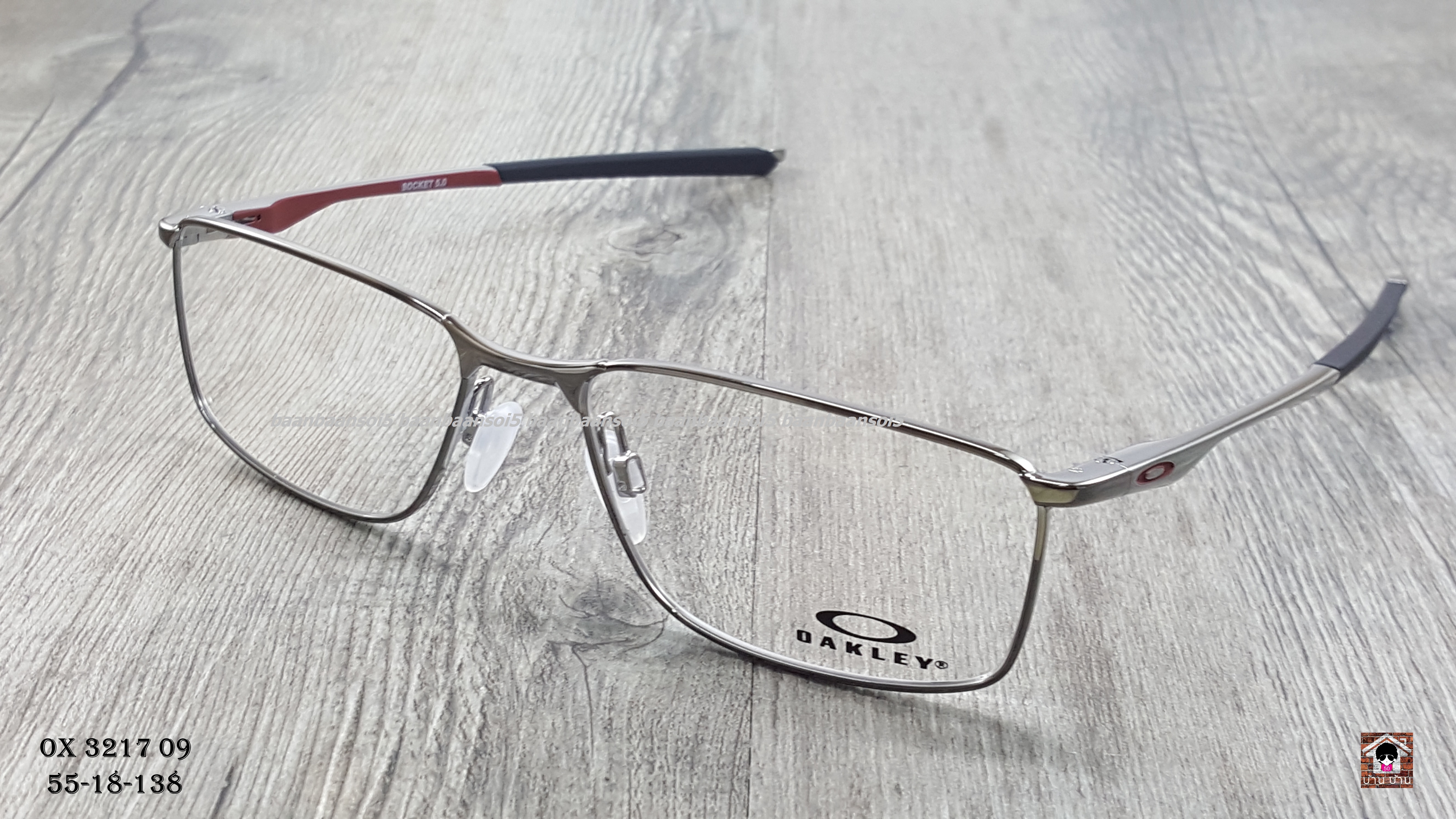 Oakley OX3217-09 Gunmetal Cardina lOPTIC Socket 5.0 โปรโมชั่น กรอบแว่นตาพร้อมเลนส์ HOYA ราคา 4,700 บาท