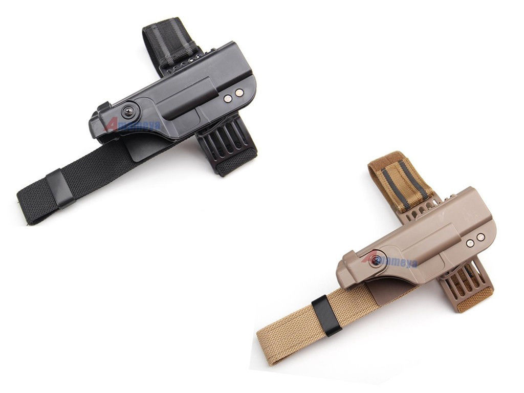 ซองปืนรัดต้นขาปลดไว Tactical สำหรับ Glock 17 18 19 21 22 23 26 30