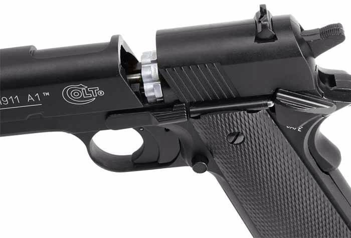 New.Umarex COLT GOVERNMENT 1911 A1 cal.4.5mm (.177) Co2 450+เหล็กทั้งตัว