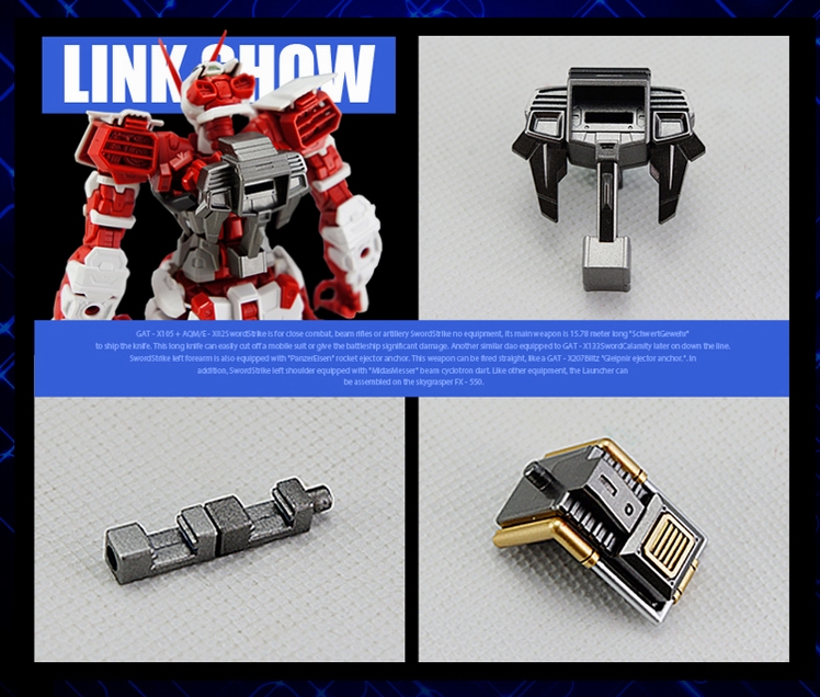 GAT-X105 + AQM/E-X02 Sword Strike Pack Ver.II [โมจีนMomoko]