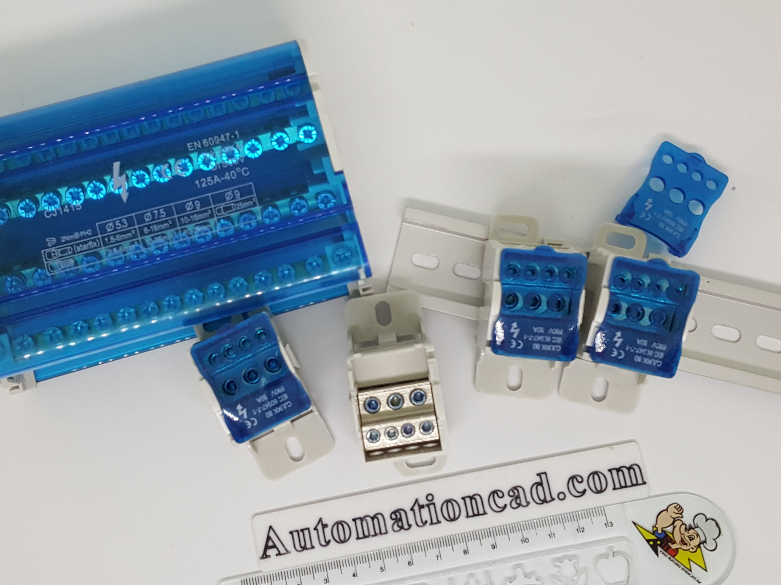 BAR กระจายไฟฟ้า 1 แถว 10 ช่อง แบบเปลือย BAR GROUND บาร์กราวด์