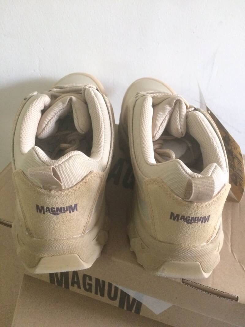 New.รองเท้า Magnum กันน้ำ พื้นหนึบ / ดอกยางหนา / ถึกทนสไตล์ 🔰 เนื้อผ้า Condura ที่เป็นที่รู้จักกันดี ที่ทหารทั่วโลกใช้ ว่าเป็นเนื้อผ้าที่ถักทอ แน่นหนา มีความทนทานสูง มากกว่าตะกูล D ทั้งหลาย (อย่าง 600D 1000D) 🔰ด้วยการออกแบบหรือดีไซน์ให้เหม