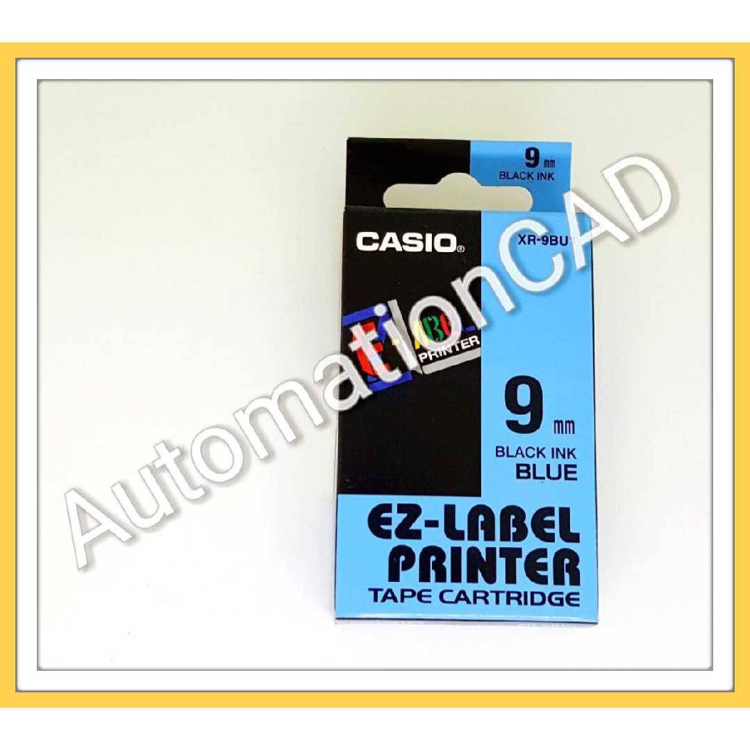 EZ-LABEL CASIO 9mm. สำหรับ เครื่องพิมพ์ฉลาก KL-Series CASIO PRINTER LABEL