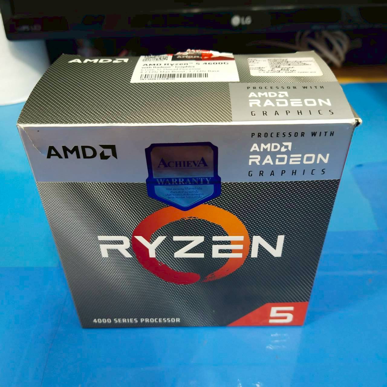 CPU AMD RYZEN 5 4600G (ประกัน ACHIEVA 24/05/2027)