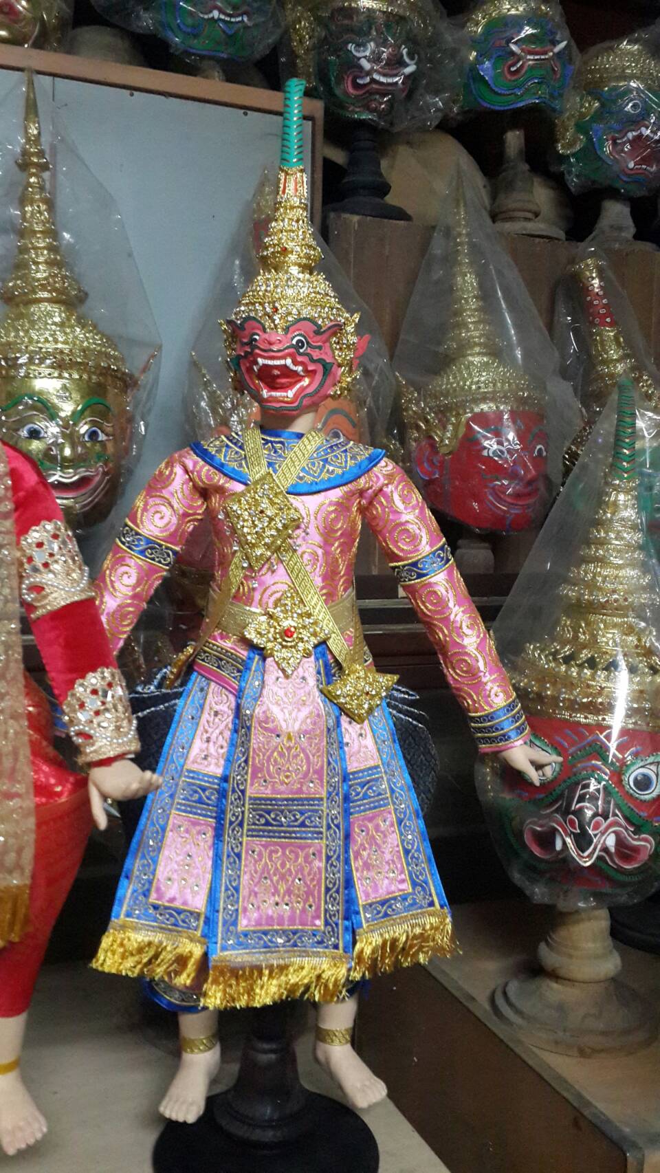 หุ่นละครเล็ก ชมพูพาน ขนาด 70 ซม. สำหรับตั้งโชว์