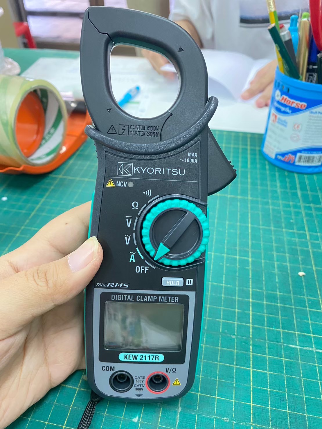 แคลมป์มิเตอร์ ครบชุด KYORITSU รุ่น KEW2117R - AC Clamp Meters