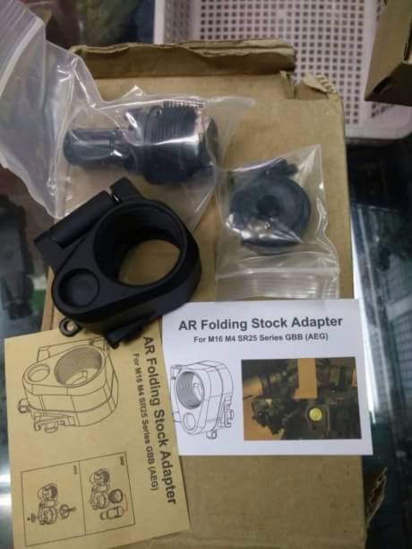 New.ชุดพับพายท้าย M4 Law Tactical AR-15 Folding Stock Adapter for Cmmg M4 / M16 / SR25 ราคาพิเศษ