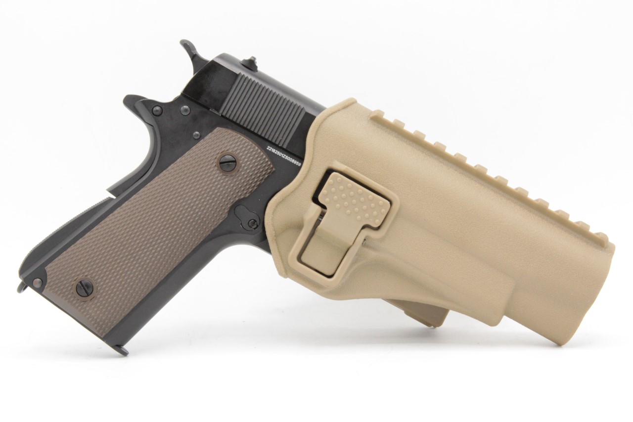 ซองปืน M1911 ยี่ห้อZJZ สำหรับปืนM1911 มี2สีให้เลือก #สีดำ #สีทราย ราคา 1,300 บาท