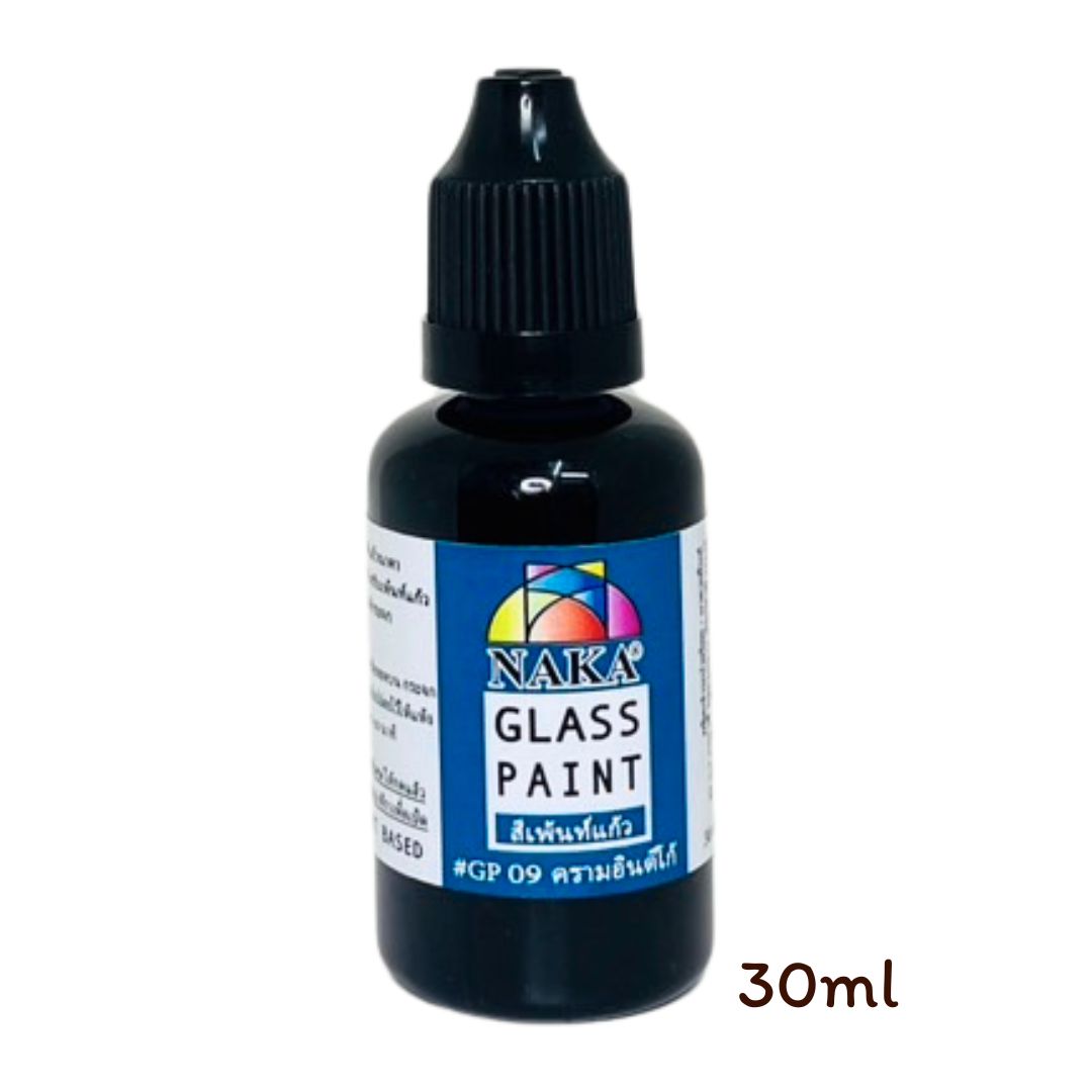 GP09 สีเพ้นท์แก้ว ครามอินดิโก้ 30ml