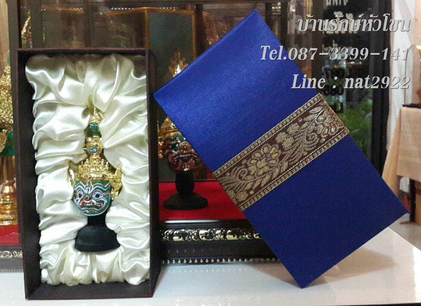 หัวโขนจิ๋ว พร้อมกล่องผ้าไหม