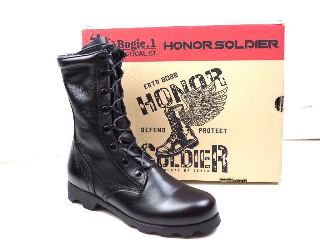 New.เร็ว) Bogie1 รองเท้าคอมแบท รุ่น F01(กิ๊ปปลดเร็ว) Bogie1 HONOR SOLDIER (F01) กิ๊ปปลดเร็ว รองเท้าคอมแบทที่หนังนุ่มตั้งแต่ครั้งแรกที่ใส่ ใครมีปัญหาหนังกัดจัดรุ่นนี้เลย .................... เปิดตัวรองเท้าทหาร-ตำรวจ พื้นหล่อบ๊อกยางพิเศษ (Polyurethane) เป็น