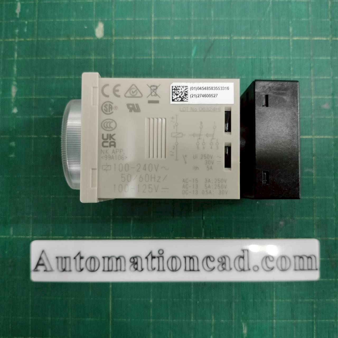 P3G-08 SOCKET 8P OMRON สำหรับ TMER รุ่น H3CR-A8