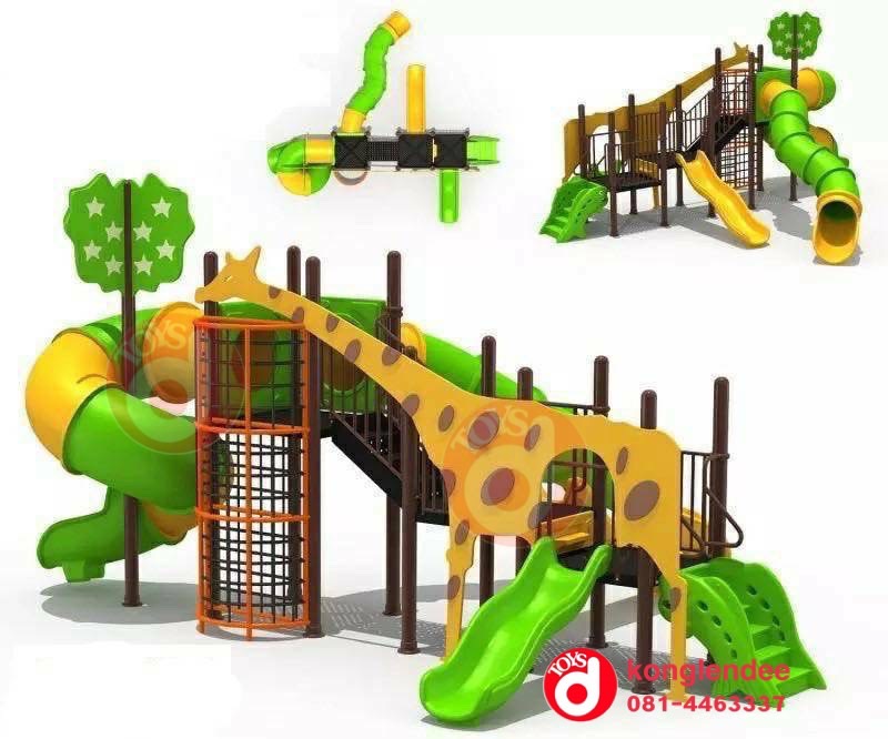 เครื่องเล่นสนามPE ชุดยีราฟปีนป่าย