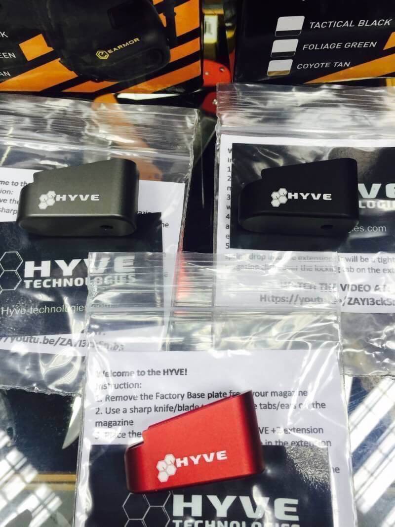 New.ส้นแม็ก+2 Glock 26 / Glock 43 ยี่ห้อ HYVE มี3สี ราคาพิเศษ