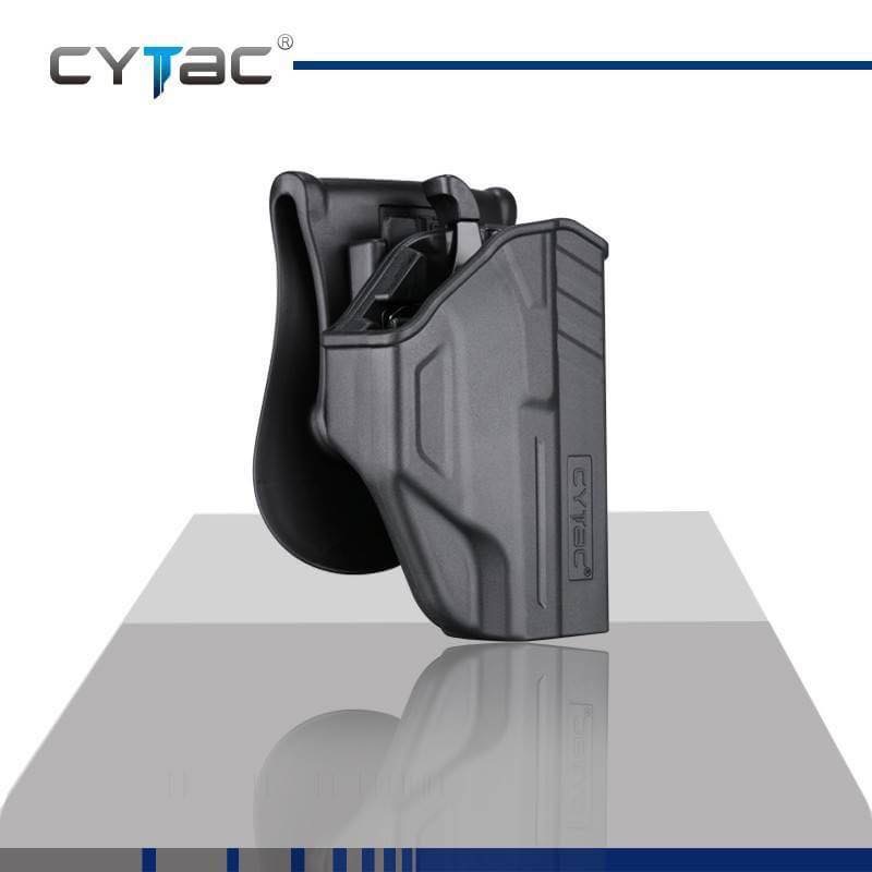 New.ซองปืน Cytac 🔰 ปลดไวด้วยนิ้วโป้ง 🔰 📌Sig p320sp 📌Glock17,22,31 📌Glock19,23,32 📌Glock43 📌บาเรตต้า 92f 🔰 ใน1ชุด มาพร้อมซองปืนที่สามารถปลดไวออกจากเพลตได้ และ ซองแม็คกาซีนเดี้ยว 1 ชุด 🔰
