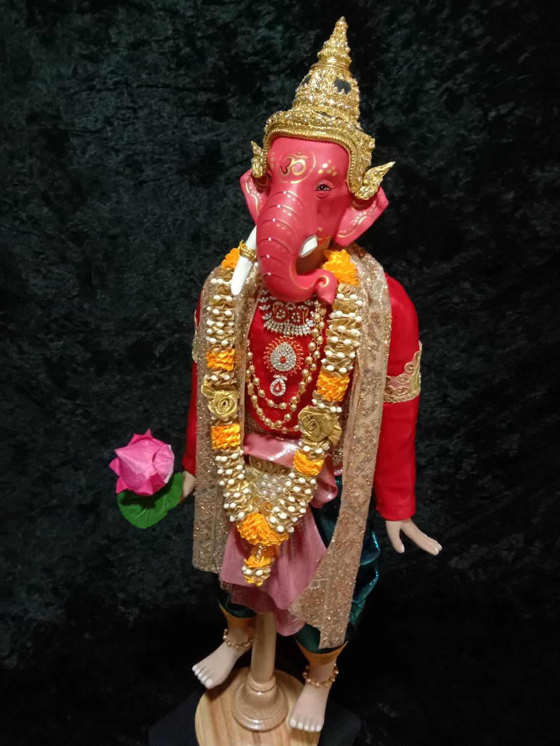 หุ่นละครเล็ก พระพิฆเนศ (อินเดีย) ขนาด 60 ซม.