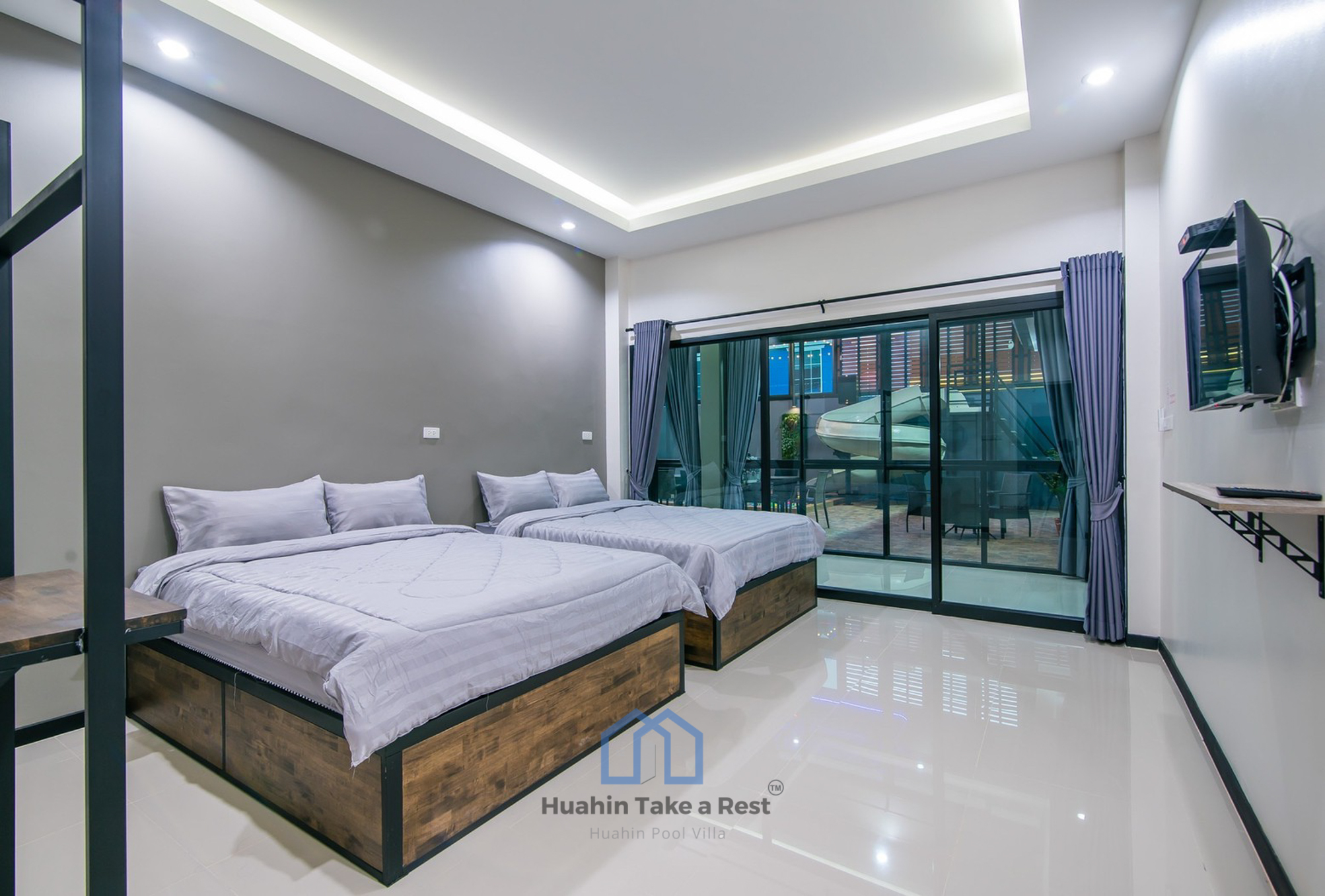 HR6017 บ้านพักชะอำ บ้านพีพี พูลปาร์ตี้