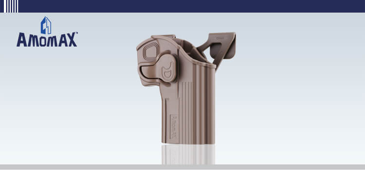 ซองปืน ยี่ห้อ Amomax ของปืน CZ 75D Compact ปืนรุ่นที่ใส่ได้ CZ 75D Compact ใน1ชุด มีซองปืน ราคา 900บาท