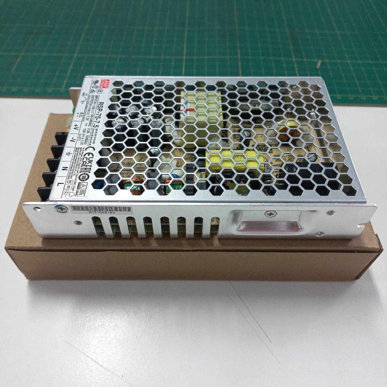 POWER SUPPLY 7.5VDC 75W MEANWELL RSP-75-7.5 พาวเวอร์ซัพพลาย 10A