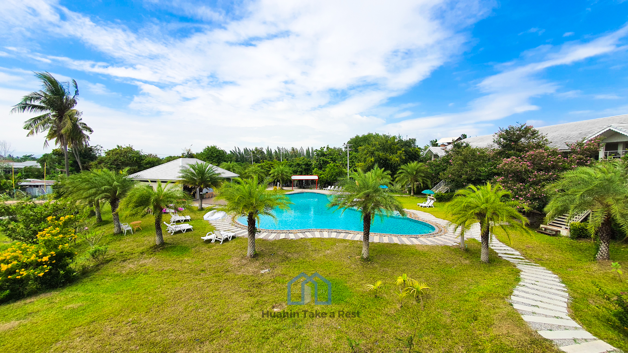 HR25001 บ้านพักหัวหิน บ้านเดอะกรีน รีสอร์ต พูลวิลล่า