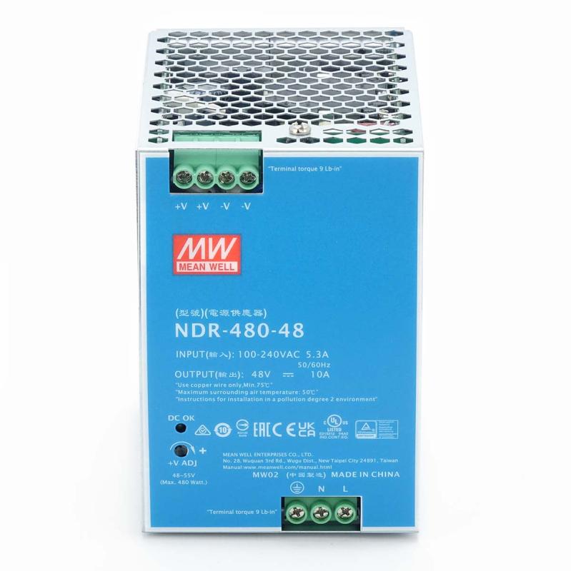 MEANWELL POWER SUPPLY NDR Series - 480W พาวเวอร์ซัพพลาย 10A 48VDC