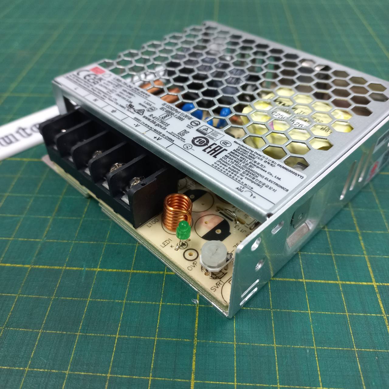 POWER SUPPLY LRS-75-24 MEANWELL พาวเวอร์ซัพพลาย 3.2A 24VDC