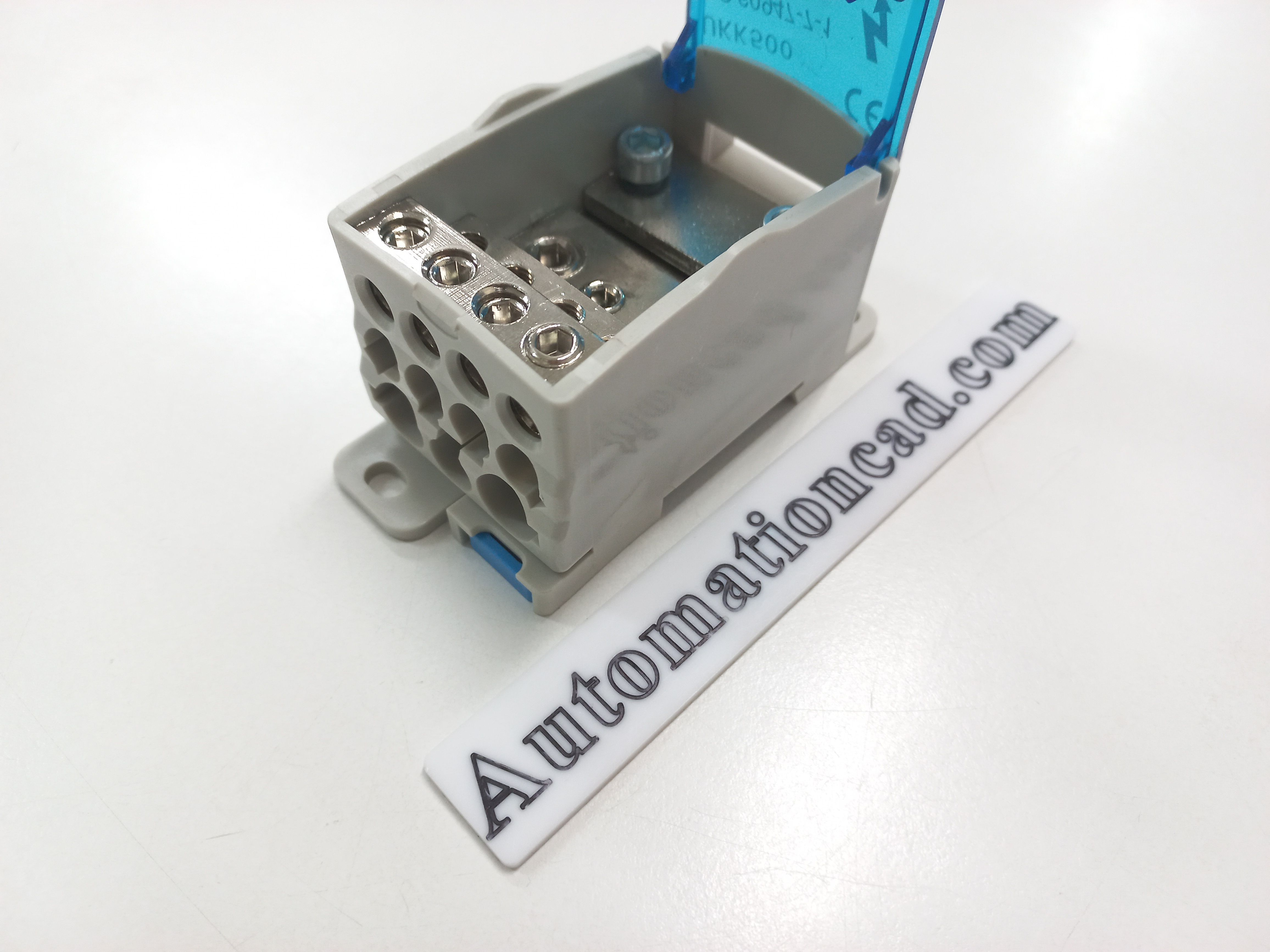 BAR กระจายไฟฟ้า 500A แบบเดี่ยว มีฝาปิด น่าใช้