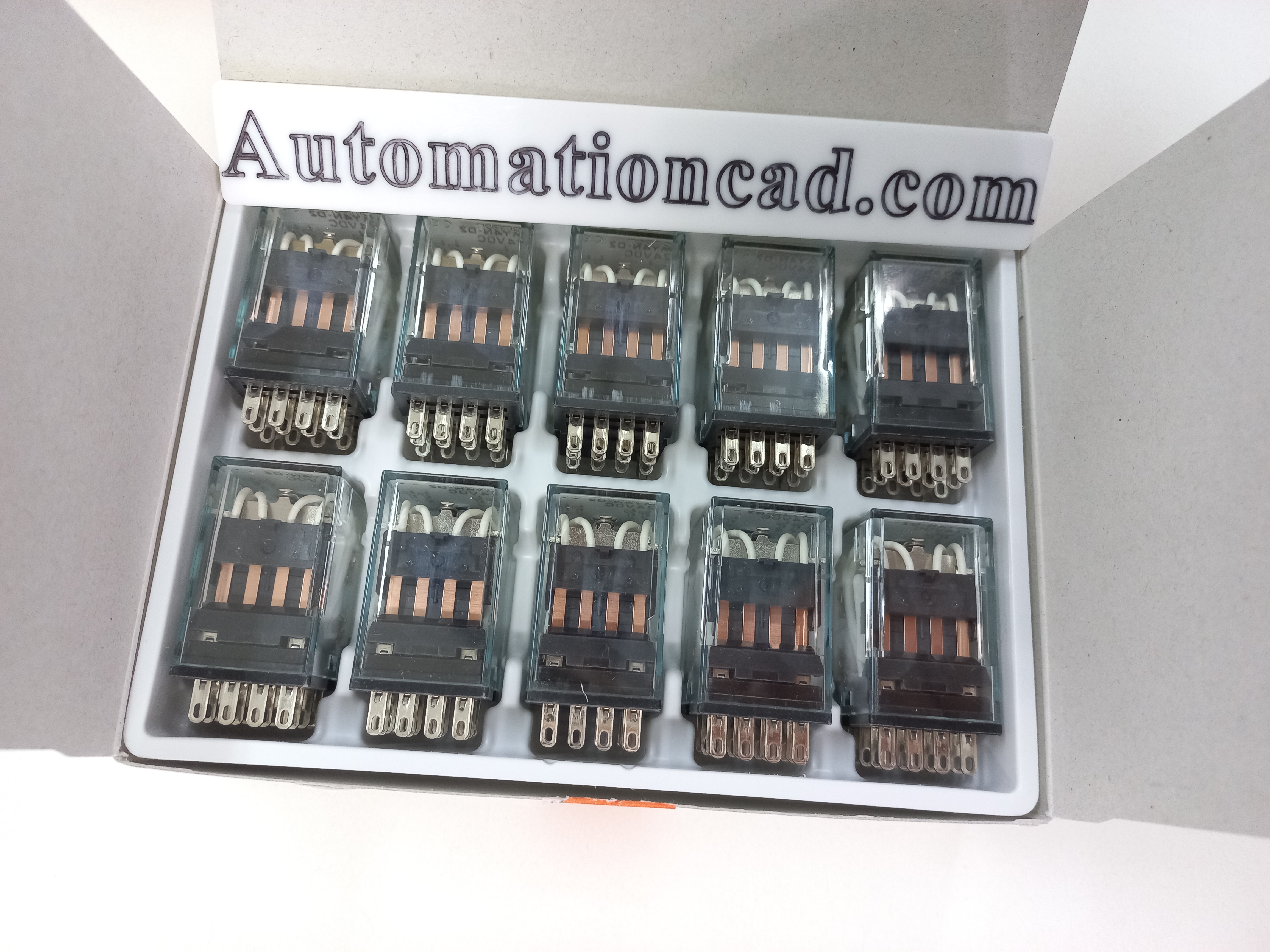 RELAY OMRON รีเลย์ 4 contact มีไฟ LED MY4N-D2 24VDC