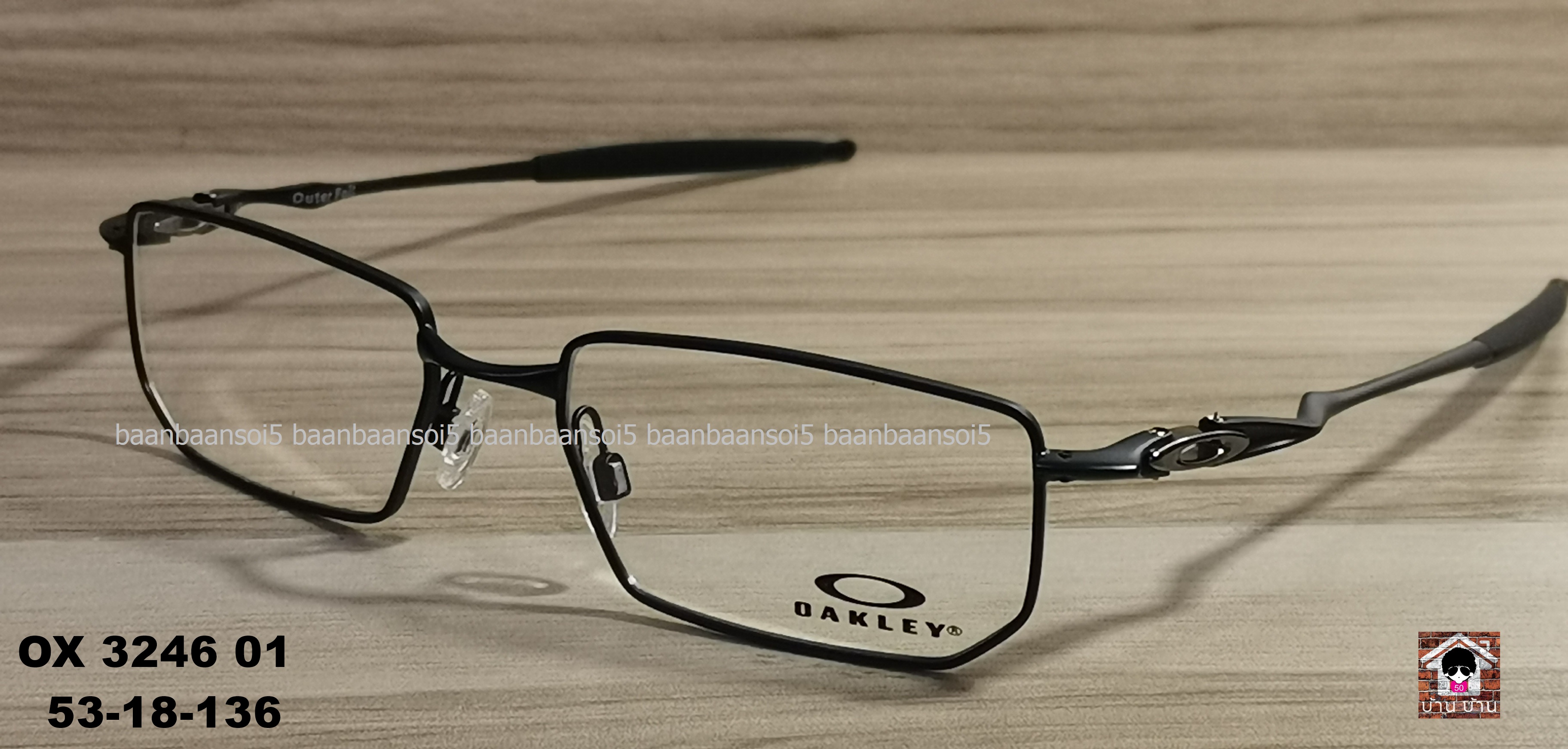 OAKLEY OX3246-01 OUTER FOIL โปรโมชั่น กรอบแว่นตาพร้อมเลนส์ HOYA ราคา 3,800 บาท